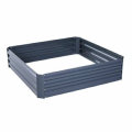 Outdoor Large Galvanized Steel Rectangle Vegetables flower garden raised bed